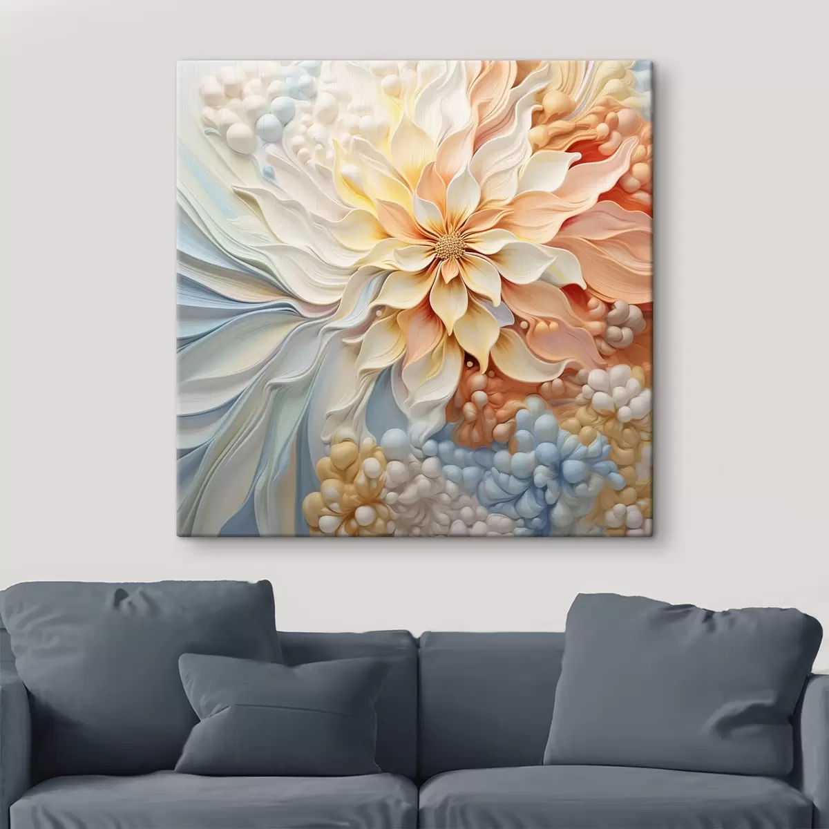 Wandbilder Volumetrische große Blume s41552