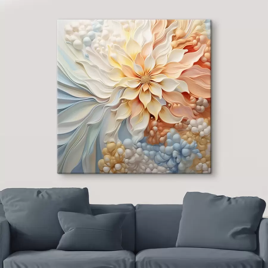 Wandbilder Volumetrische große Blume s41552