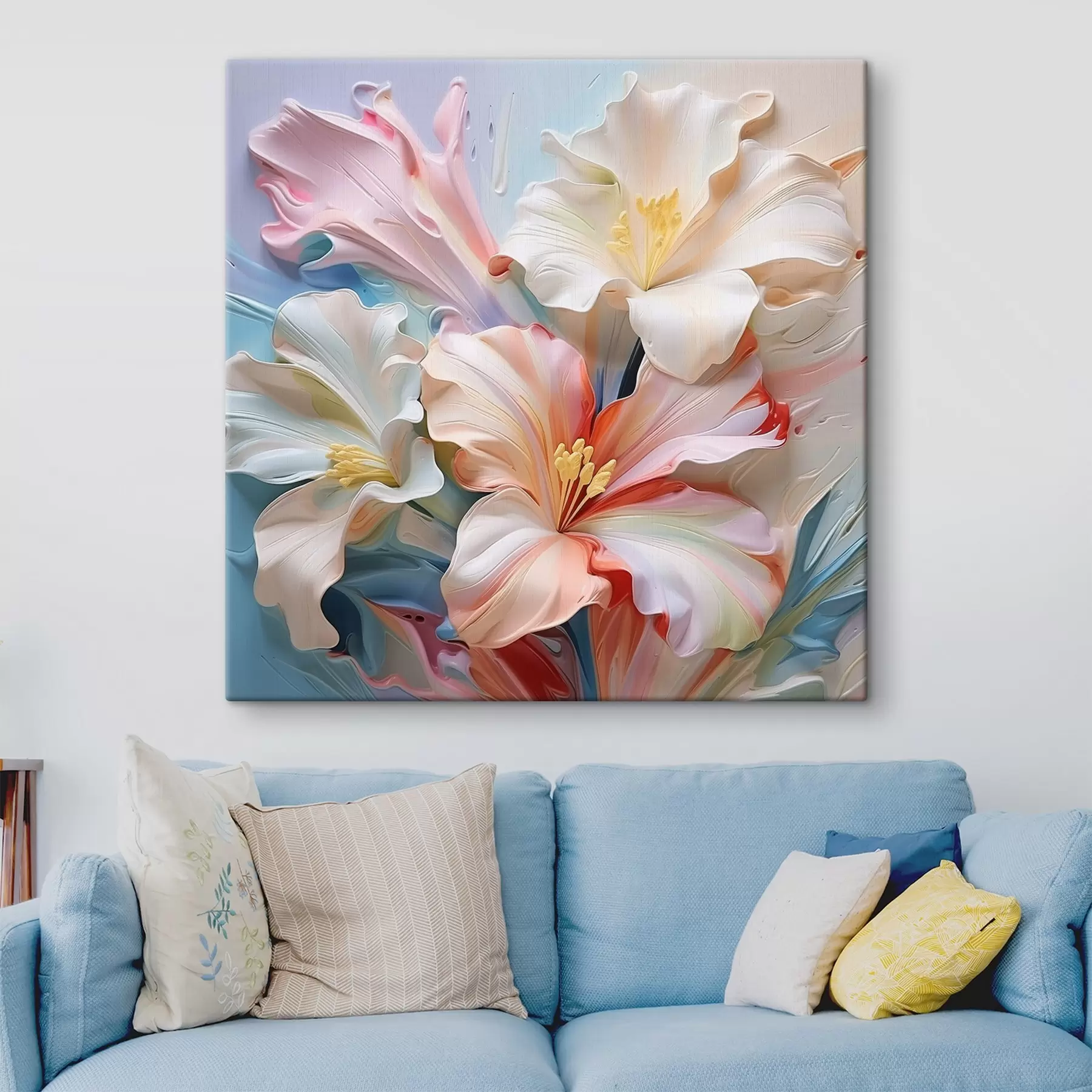 Fototapete Volumetrische abstrakte Lilien s41554