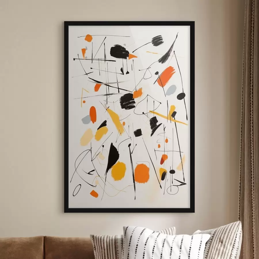 Fototapete Farbspritzer auf der Leinwand f41596