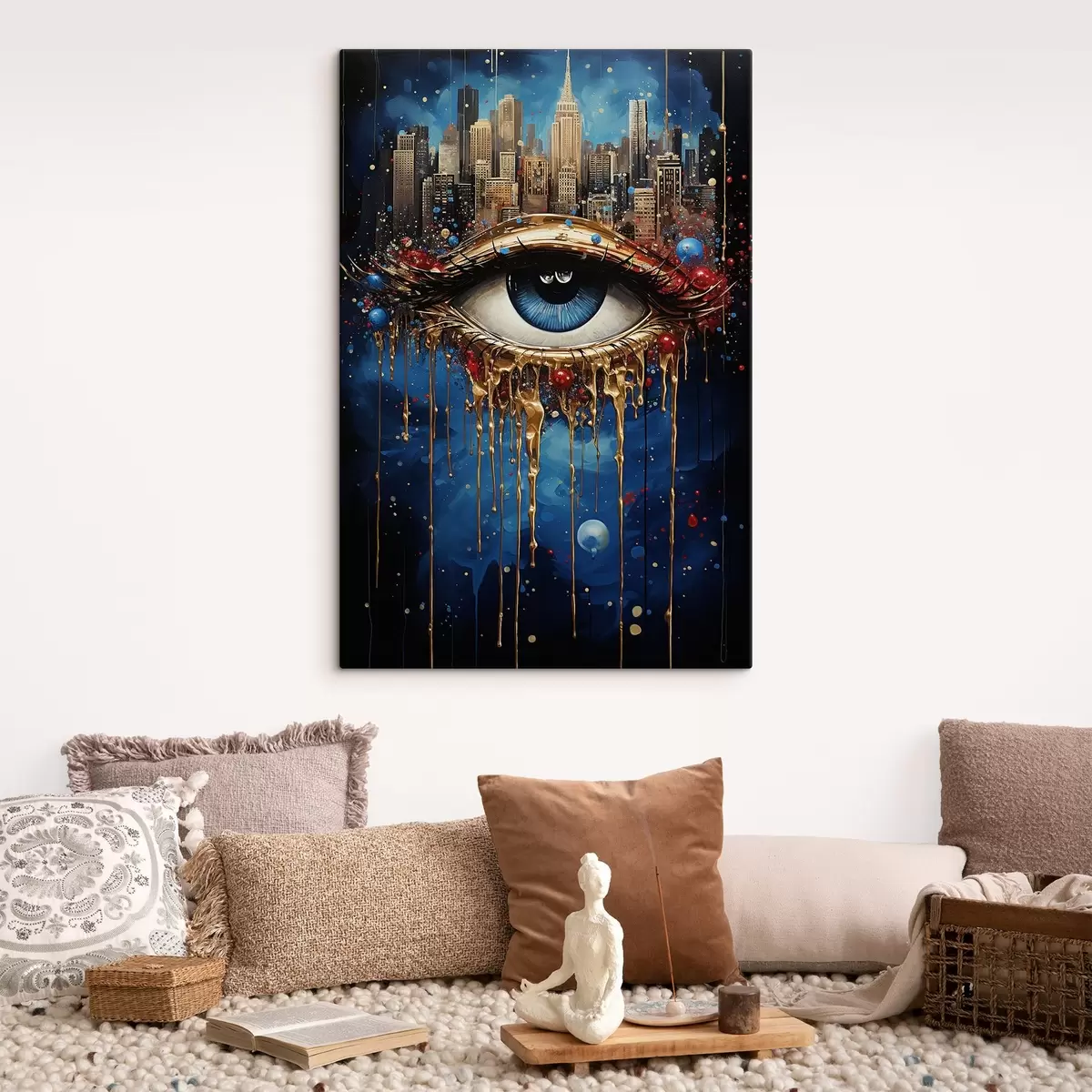 Wandbilder Abstraktionsansicht der Stadt s41562