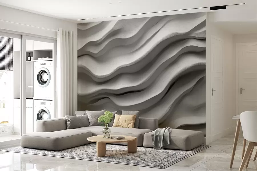 Fototapete Сoncrete Textur des glatten Reliefs w02233