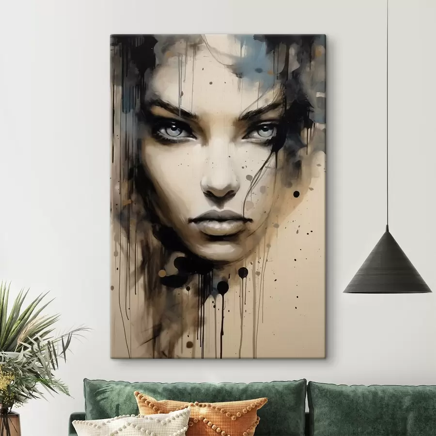 Wandbilder Abstraktes Frauenporträt s41670