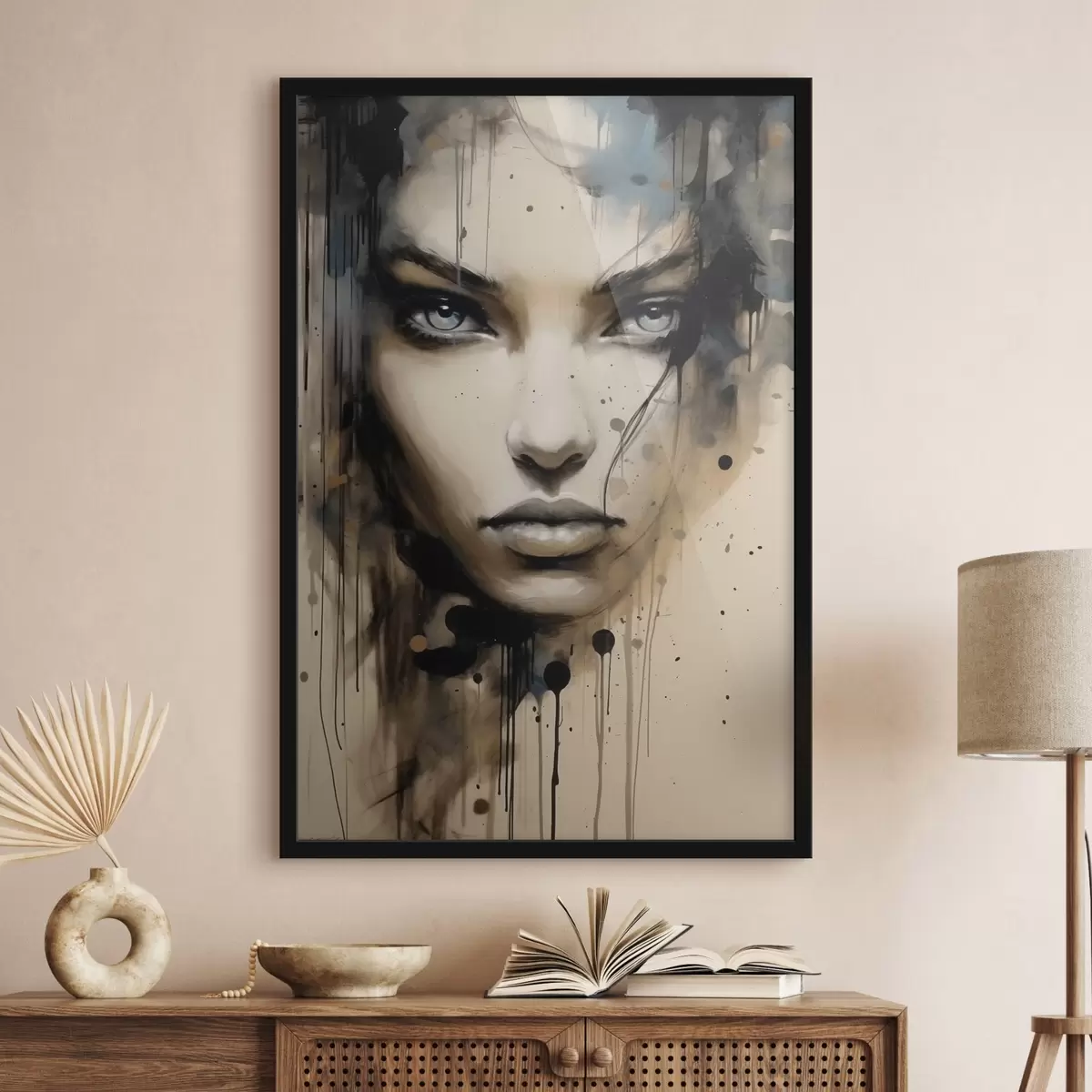Poster Abstraktes Frauenporträt f41670
