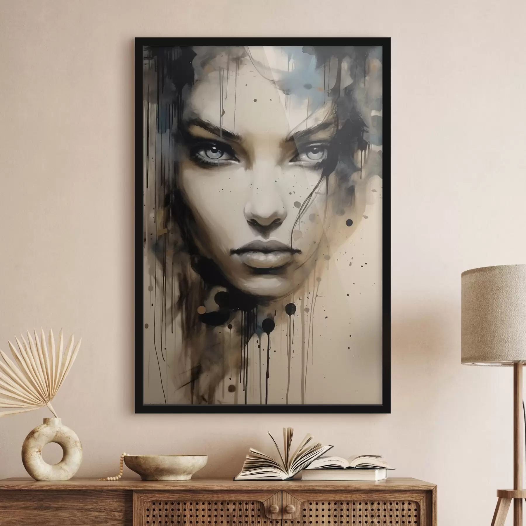 Fototapete Abstraktes Frauenporträt f41670