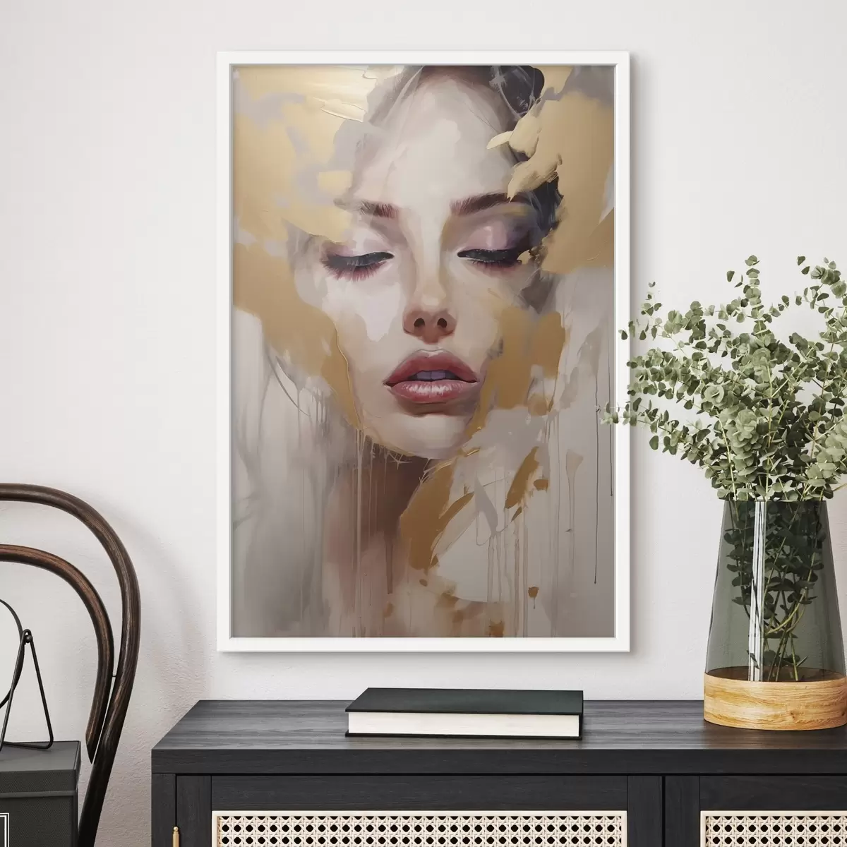 Poster Porträt eines Mädchens f41671