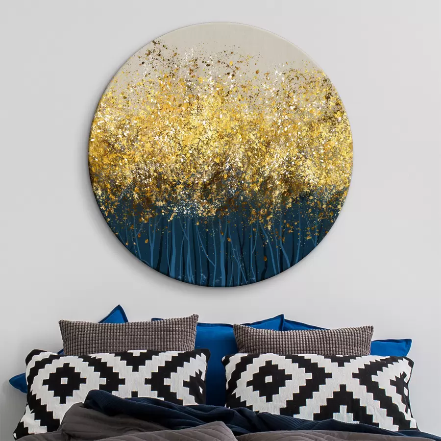 Wandbilder Bäume mit Herbstlaub r01893