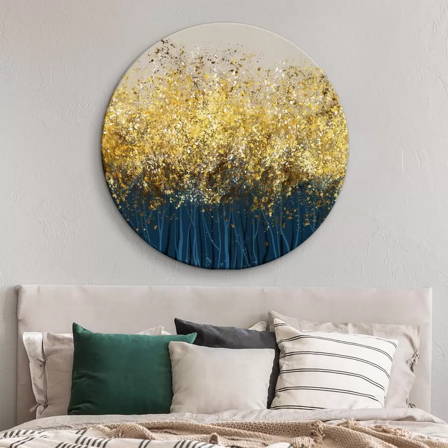 Fototapete Bäume mit Herbstlaub r01893