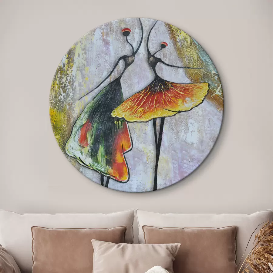 Wandbilder Abstraktion, Ballerinas r01740