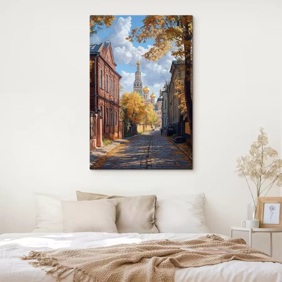 Wandbilder Eine Stadtstraße s41752