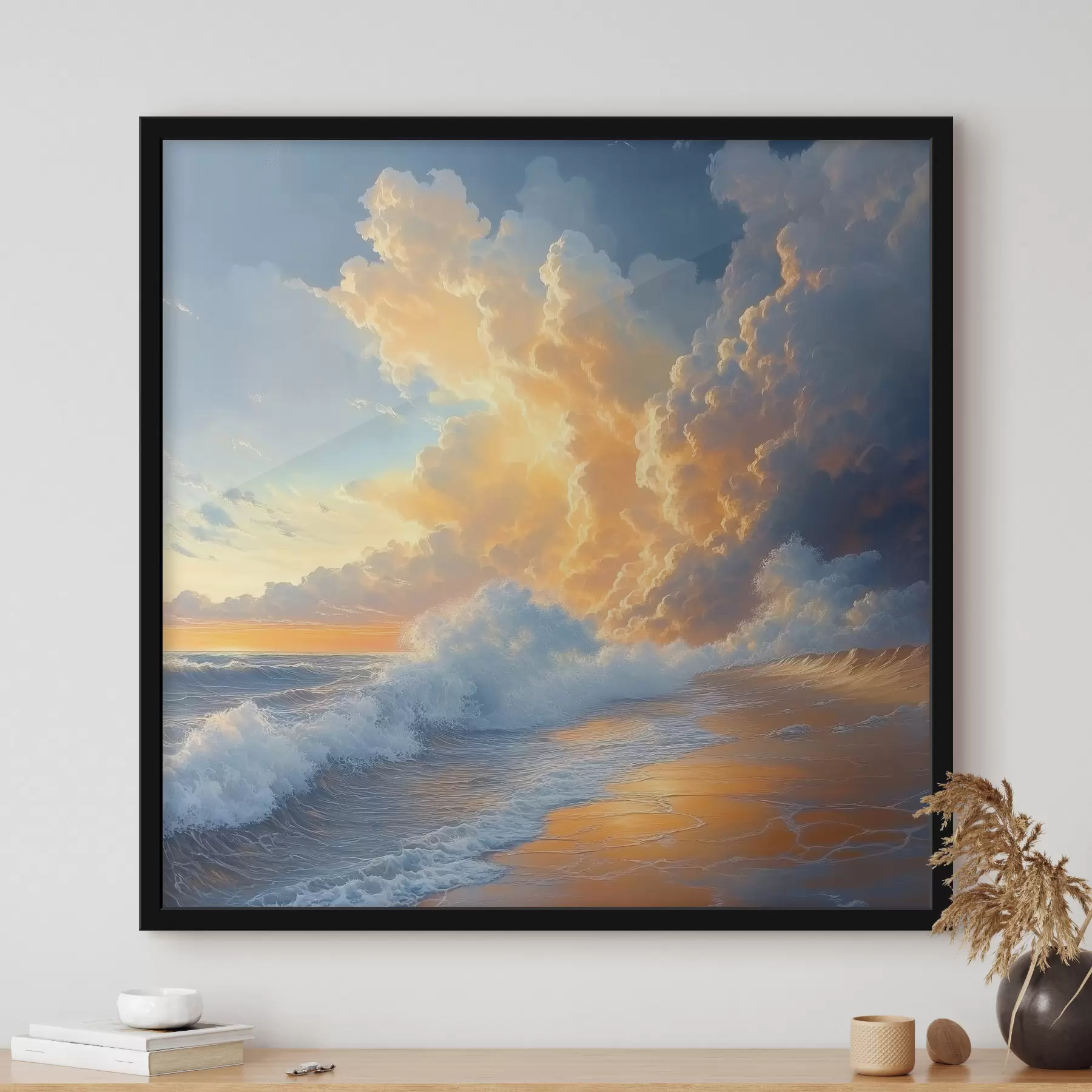 Fototapete Morgendämmerung auf dem Meer f41757