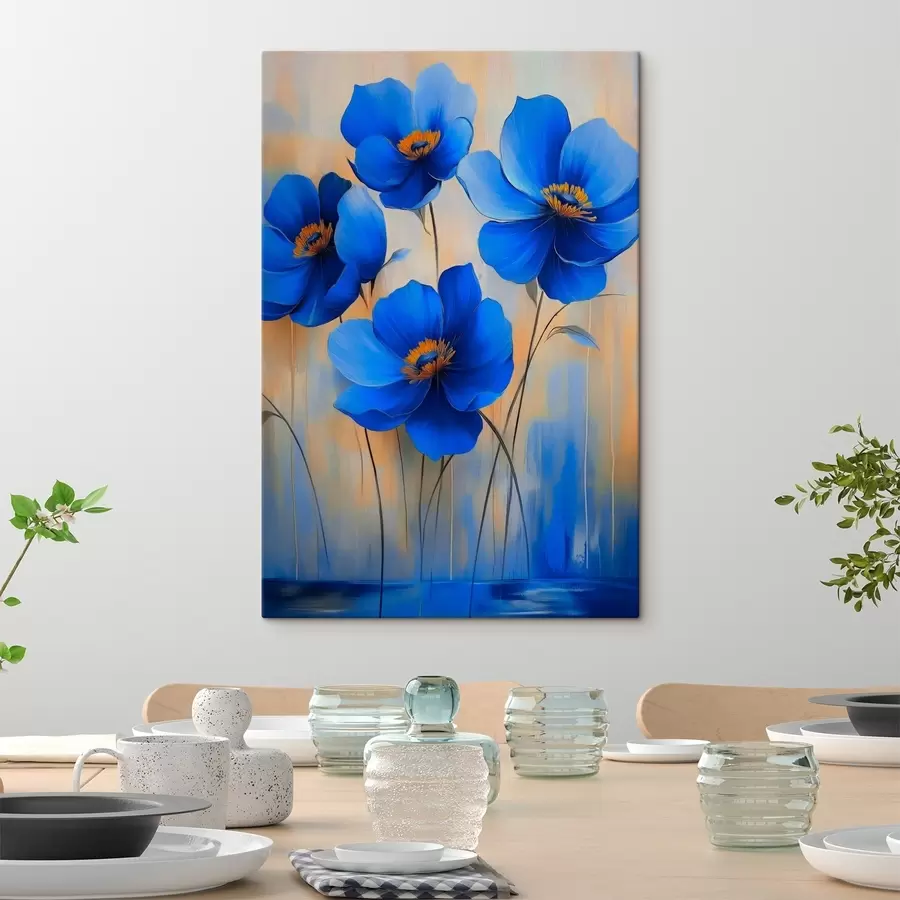 Fototapete Blaue Blumen s41818