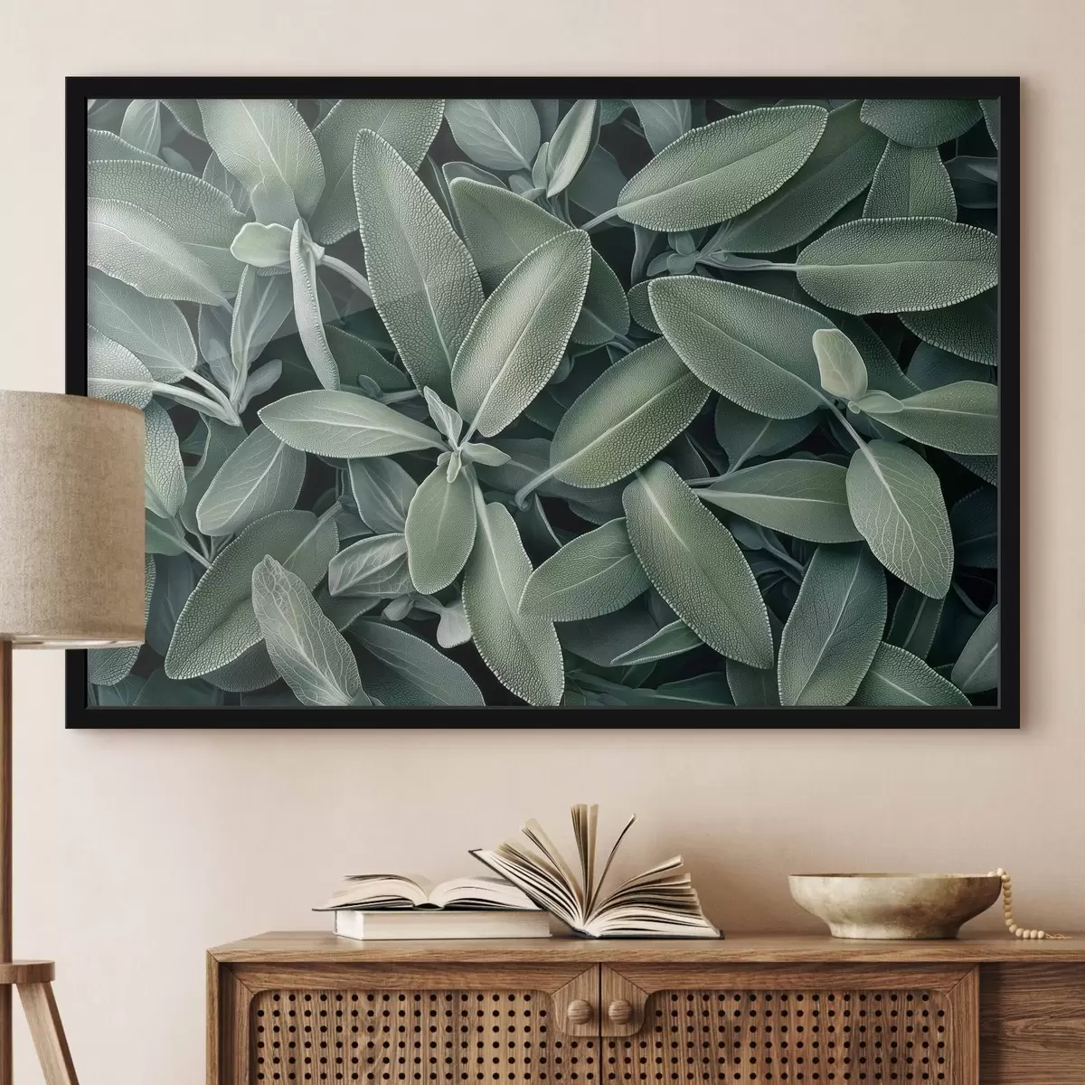 Poster Kleine grüne Blätter f41862