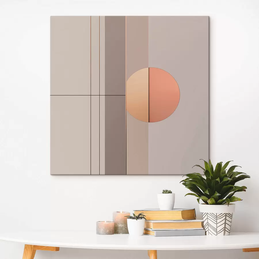 Wandbilder Abstraktion mit geometrischen Formen s41359