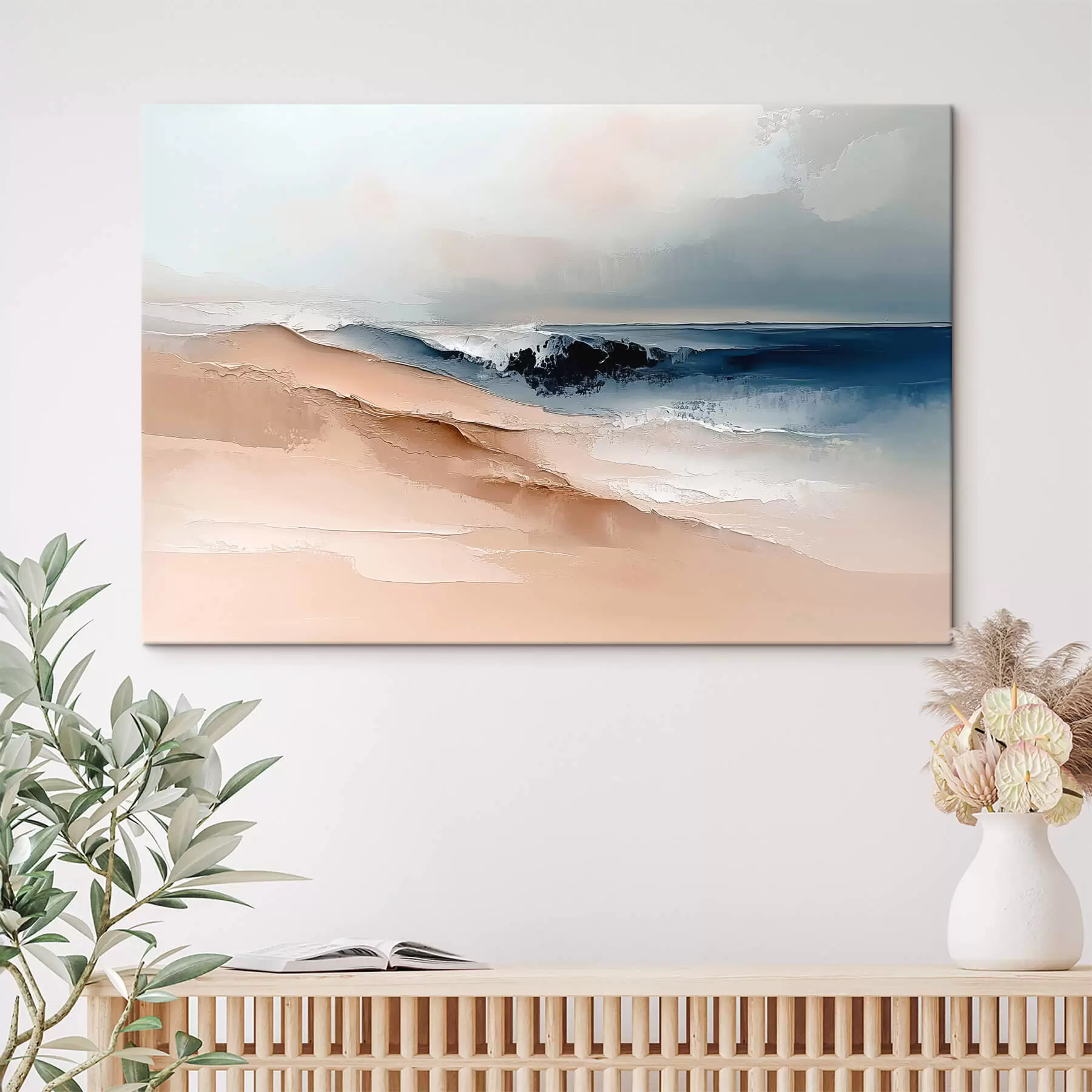 Fototapete Abstrakt mit Meereswelle s41654