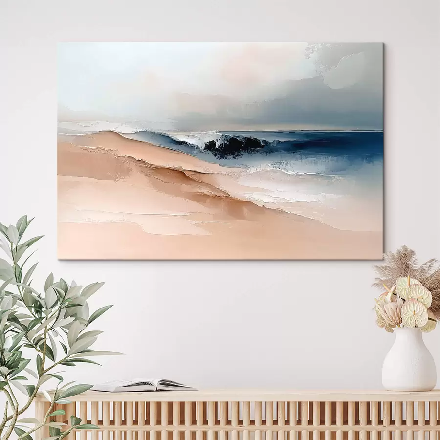 Wandbilder Abstrakt mit Meereswelle s41654