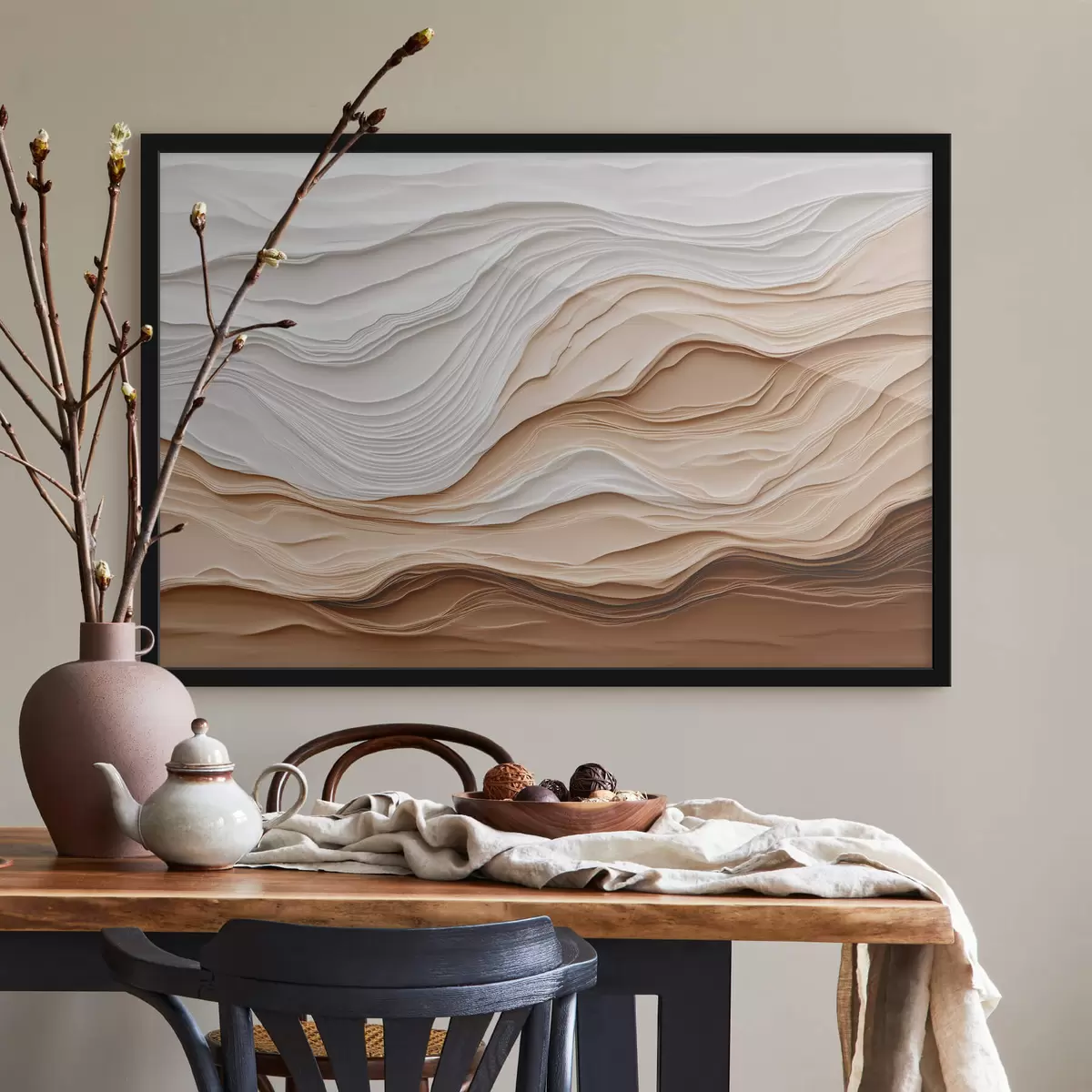 Poster Abstrakte Wellen f41652