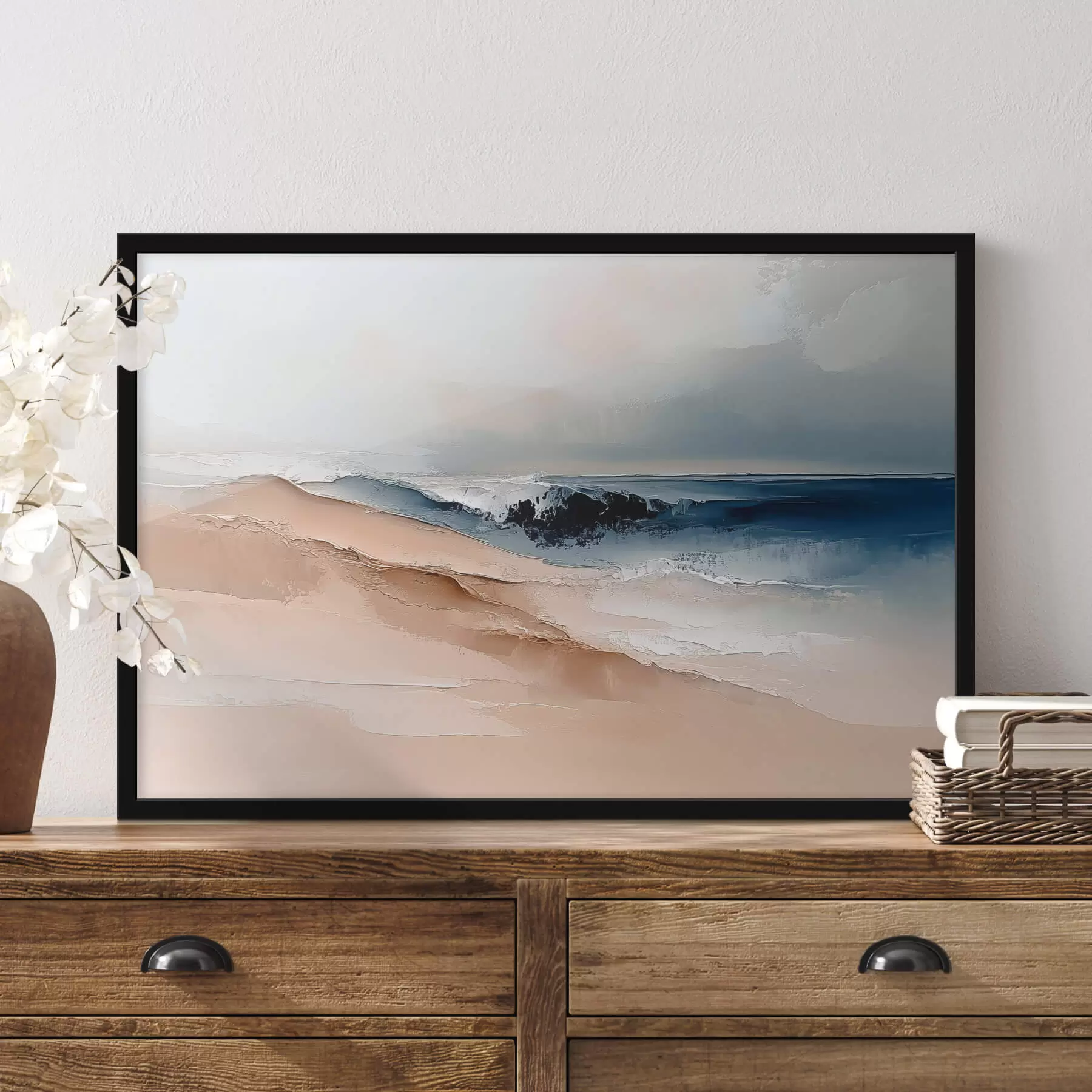 Fototapete Abstrakt mit Meereswelle f41654