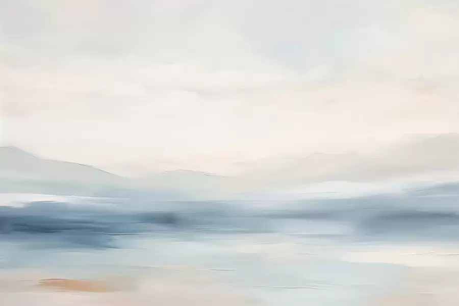 Fototapete Minimalistische Meereslandschaft w02409