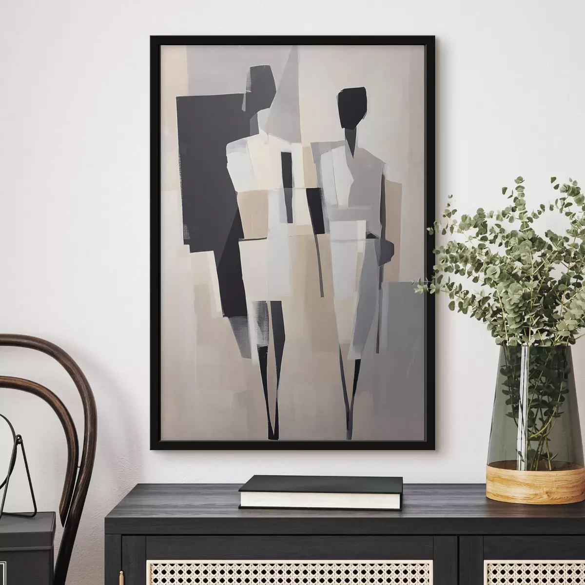 Poster Abstrakte Silhouetten f41844