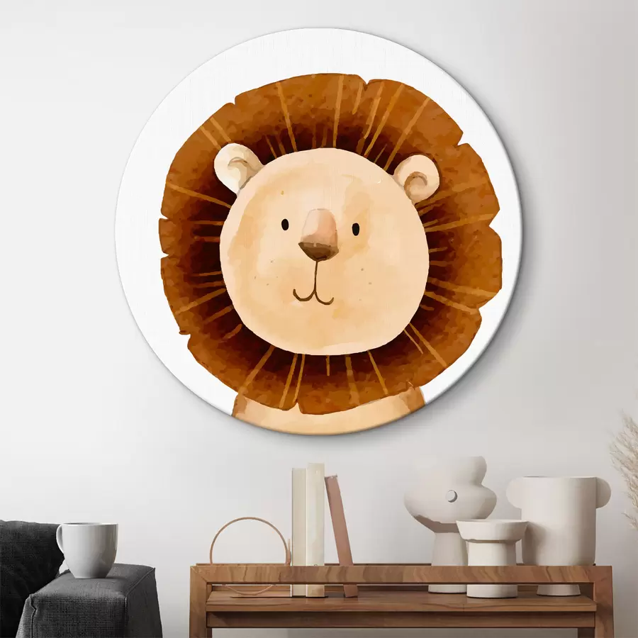 Wandbilder Ein niedliches Löwenjunges r37921