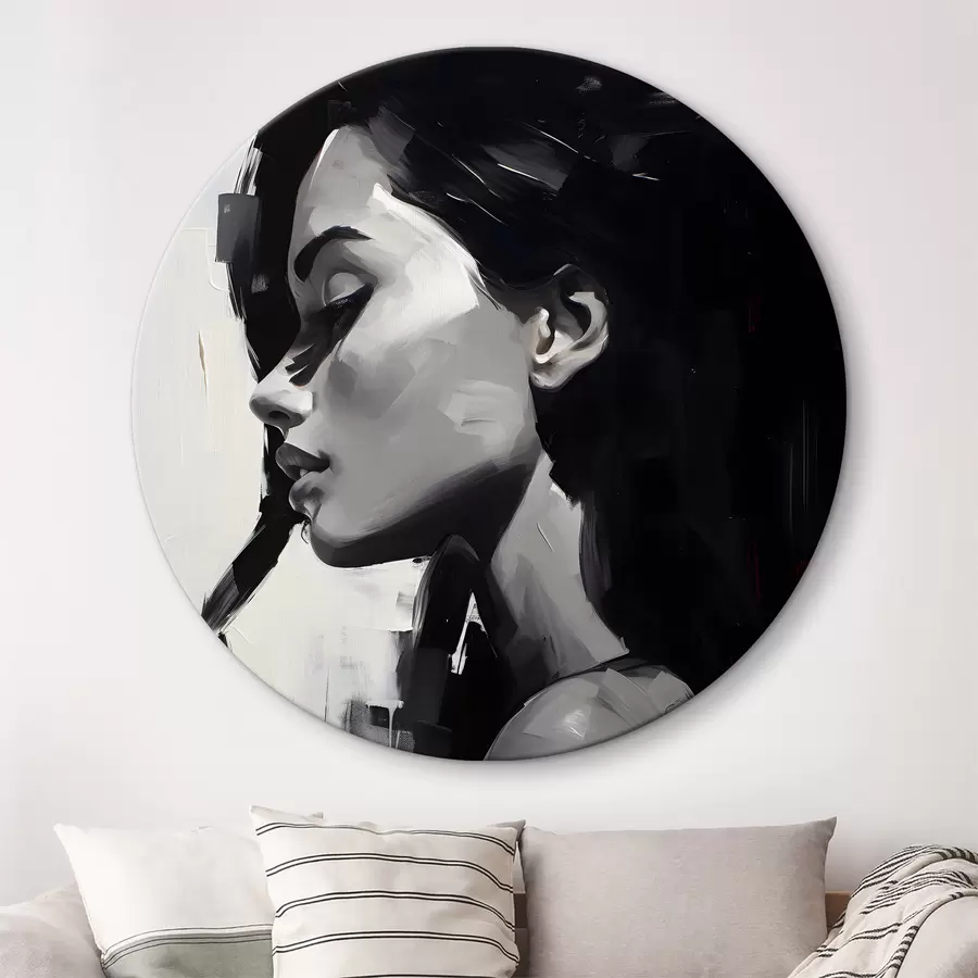 Wandbilder Ein sinnliches Porträt einer schönen Frau r36158