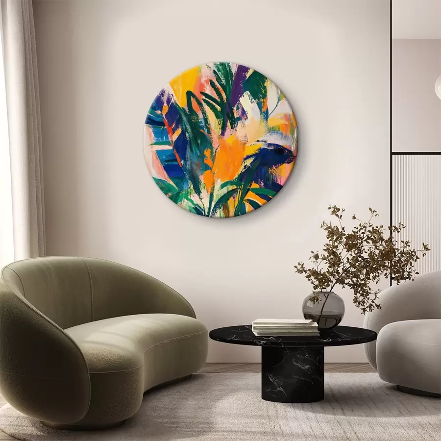 Wandbilder Abstrakte exotische Blätter r40264