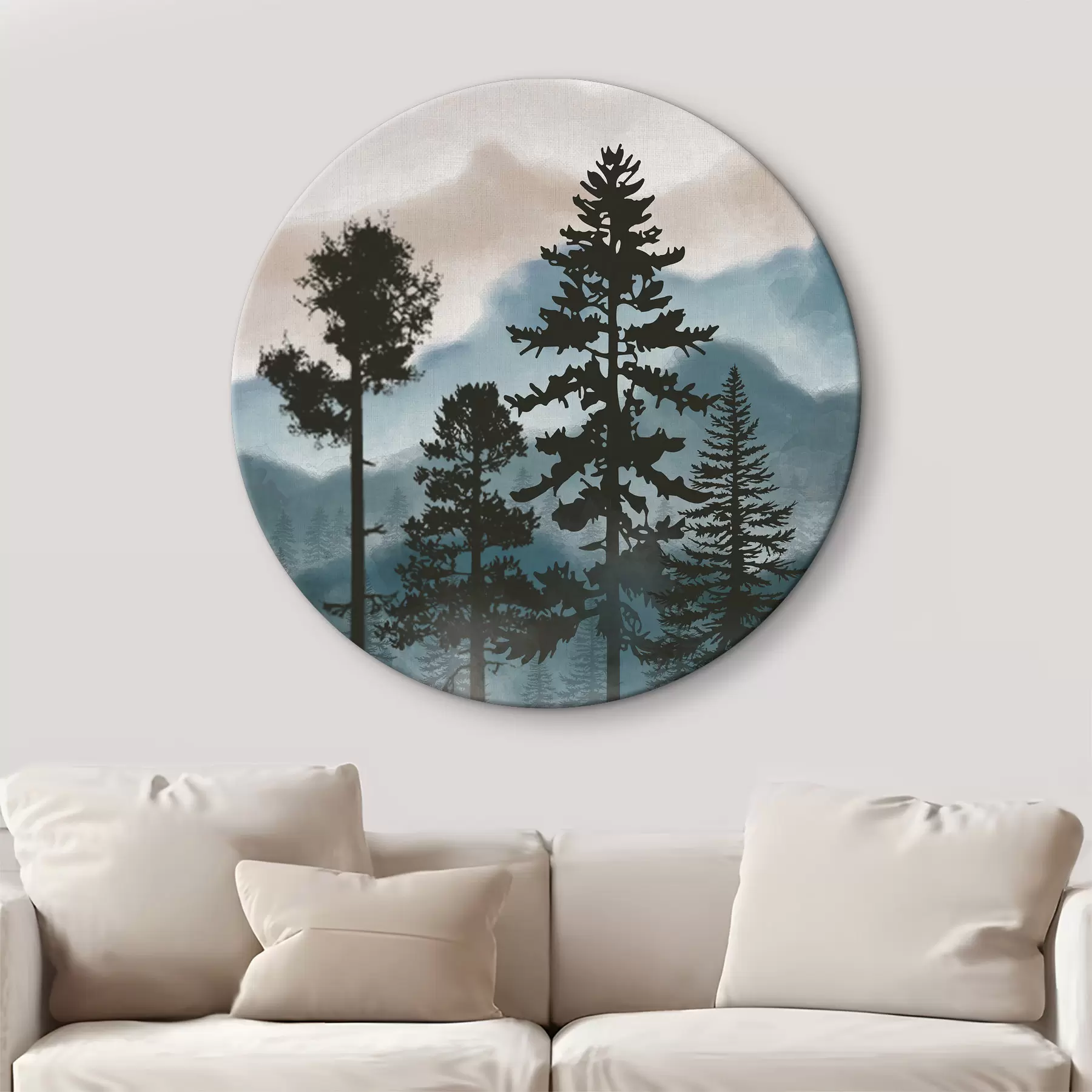 Wandbilder Abstrakte Berglandschaft r36605