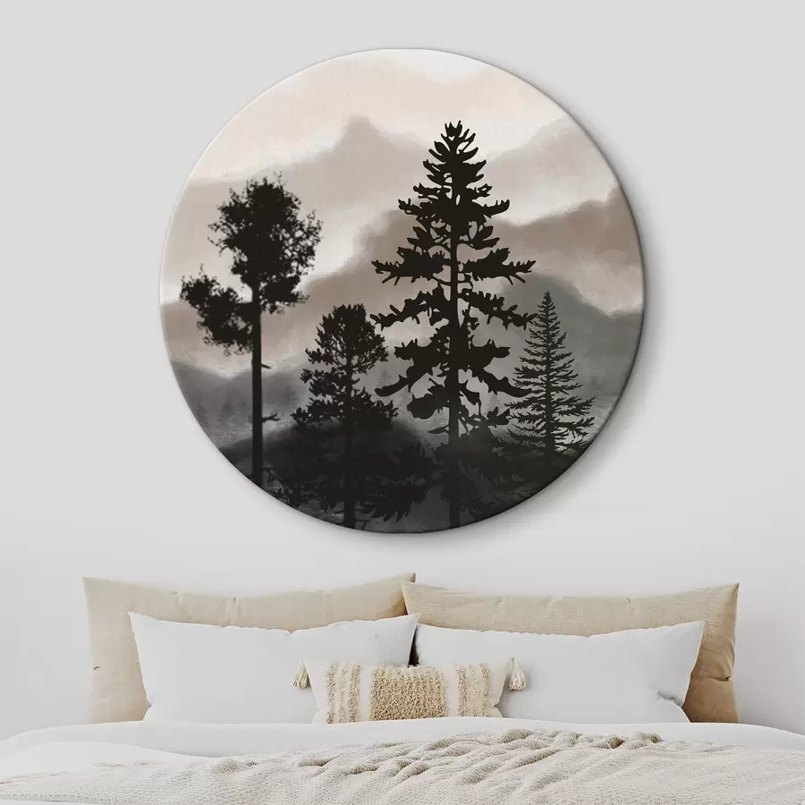 Wandbilder Abstrakte Berglandschaft r36605v1