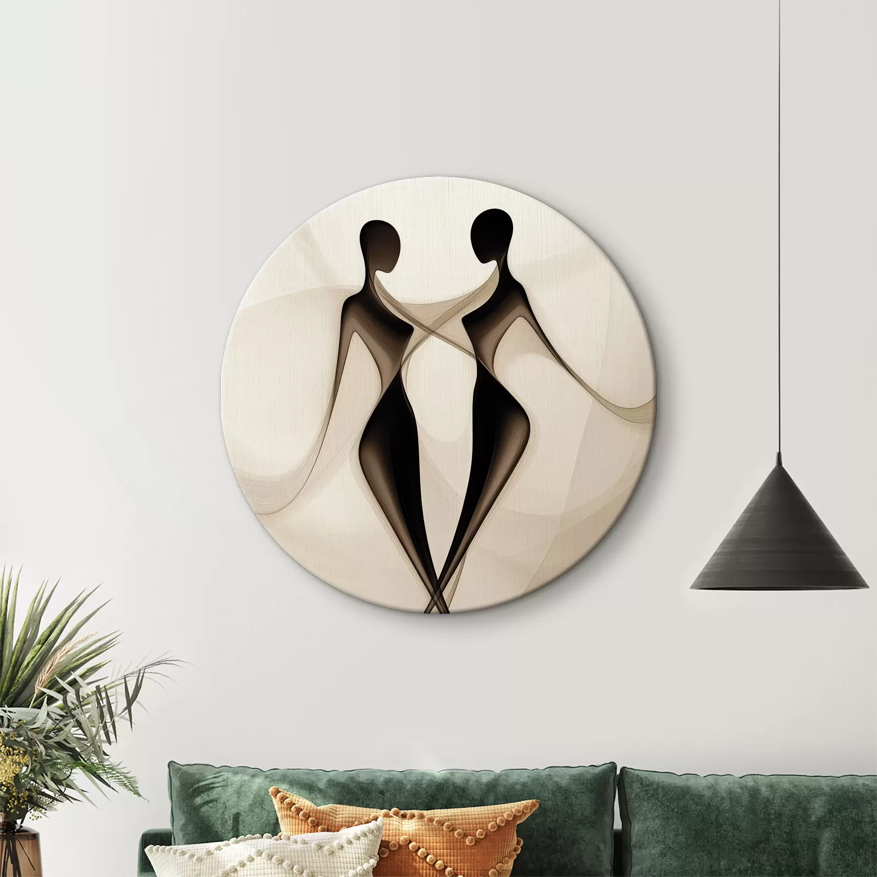 Wandbilder Abstrakte Silhouetten r40279