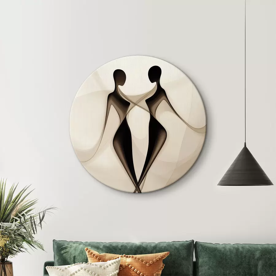 Wandbilder Abstrakte Silhouetten r40279