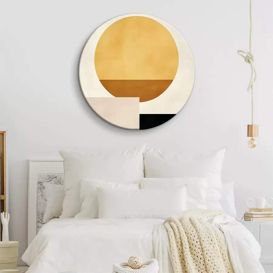 Wandbilder Abstraktion mit geometrischen Formen r39896