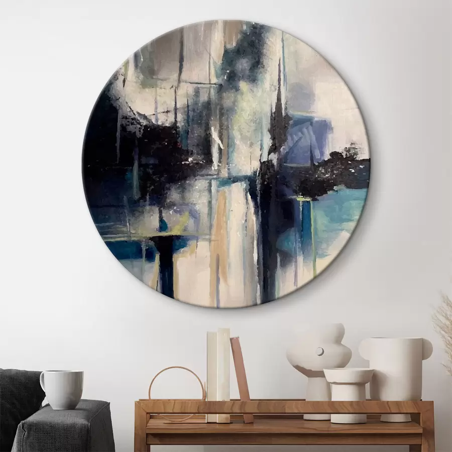 Wandbilder Kunstfarbe, Farbe und Wolke r32445