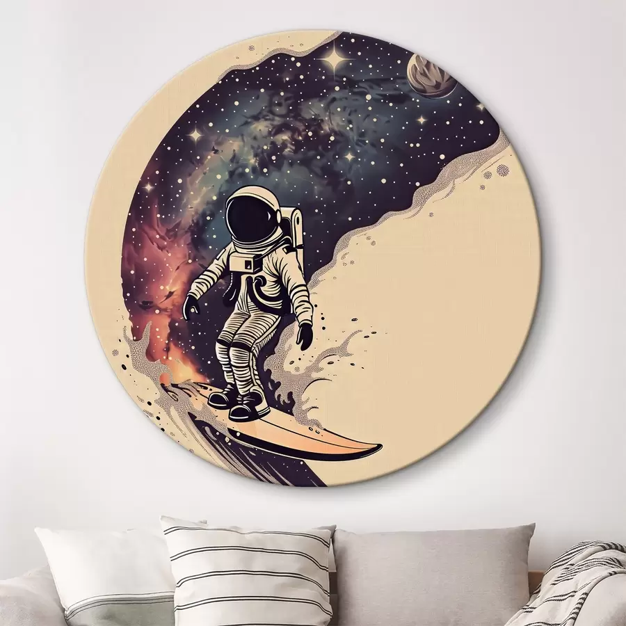 Wandbilder Astronauten-Surfer r38636
