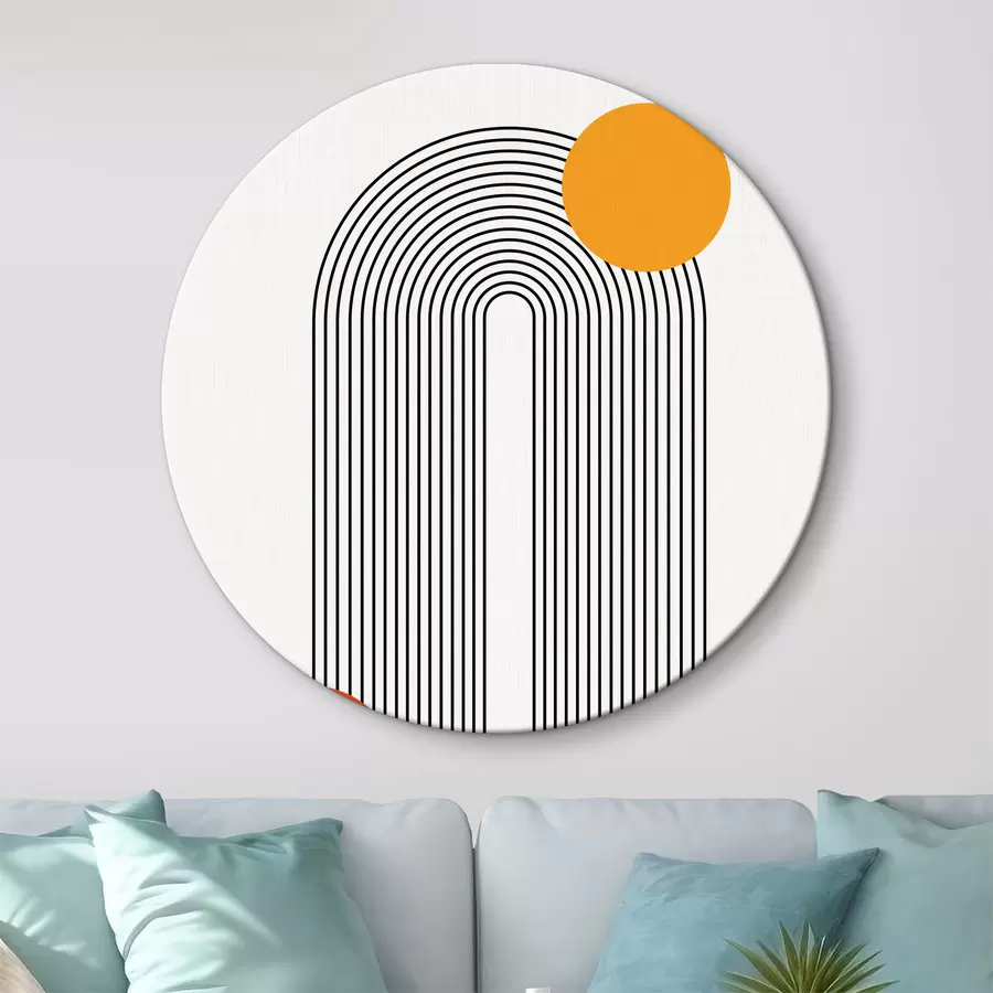 Wandbilder Geometrische Abstraktion des Bauhauses r39260