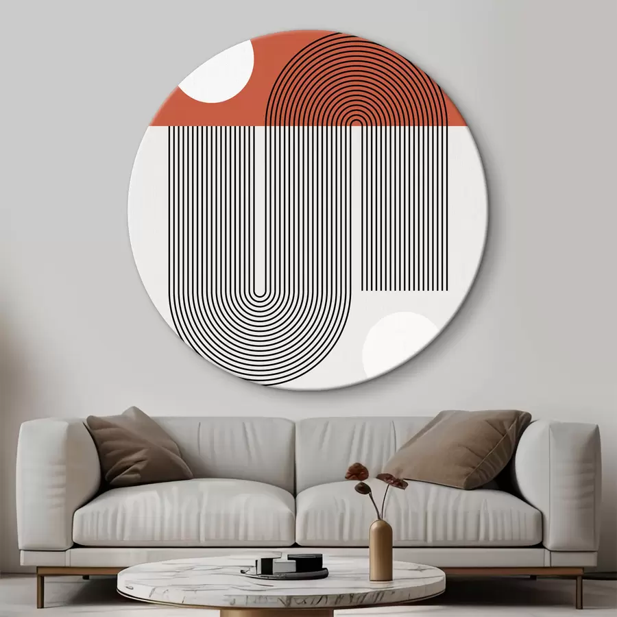 Wandbilder Geometrische Abstraktion des Bauhauses r39273