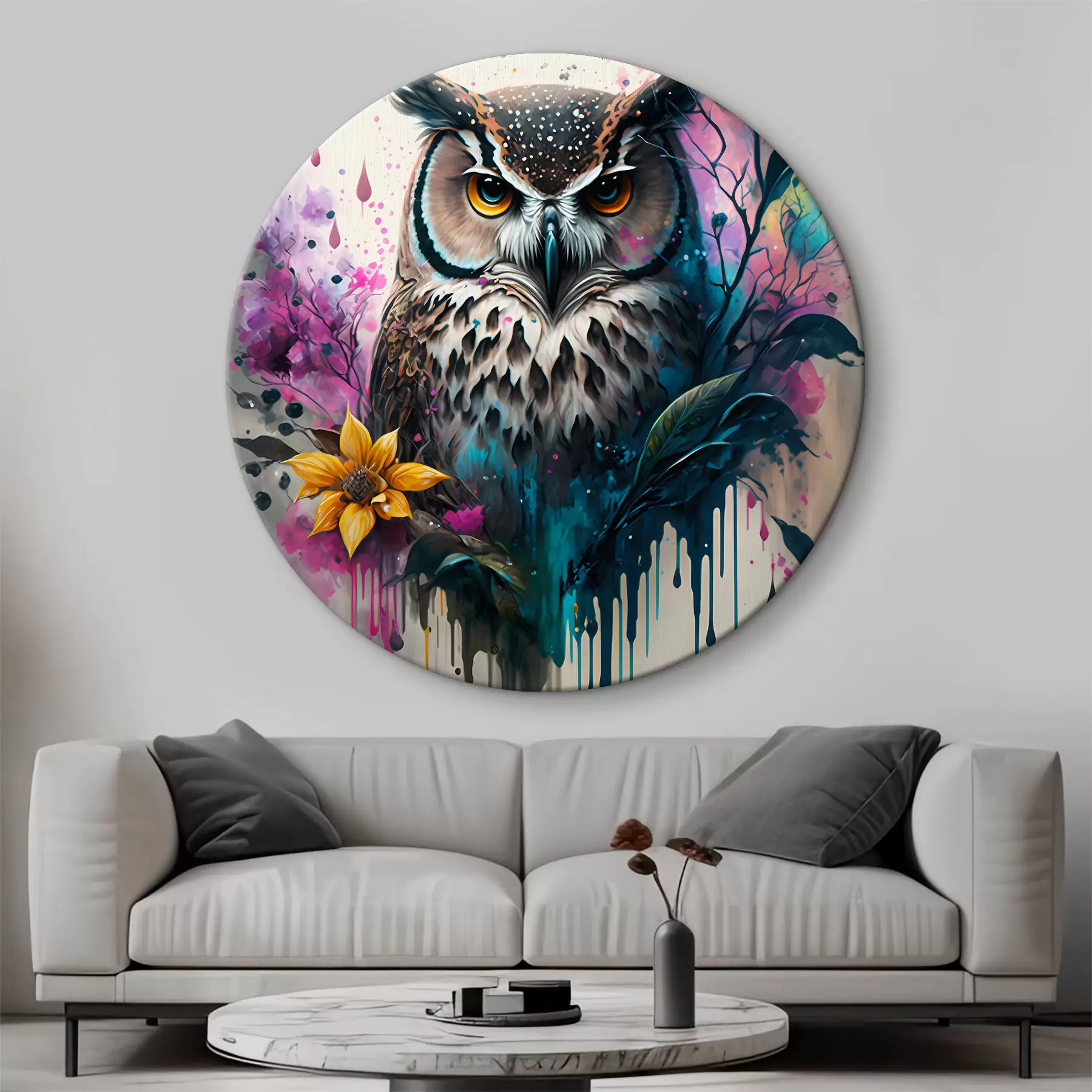 Wandbilder Vogel, Organismus und Farbe r35348