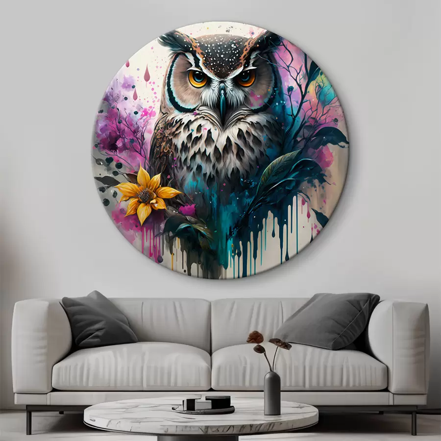 Wandbilder Vogel, Organismus und Farbe r35348