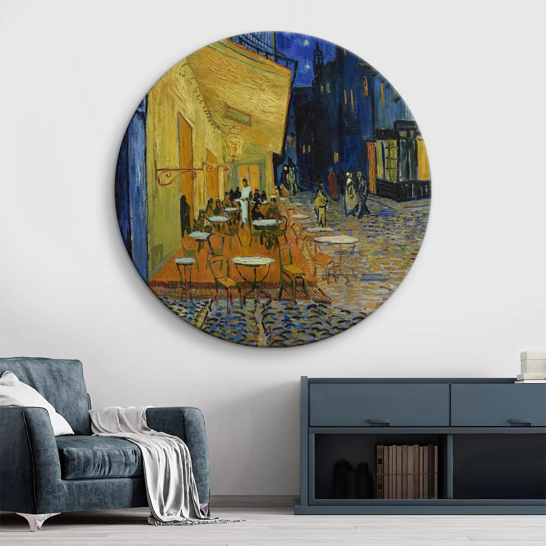 Wandbilder Caféterrasse bei Nacht, Vincent van Gogh r12313