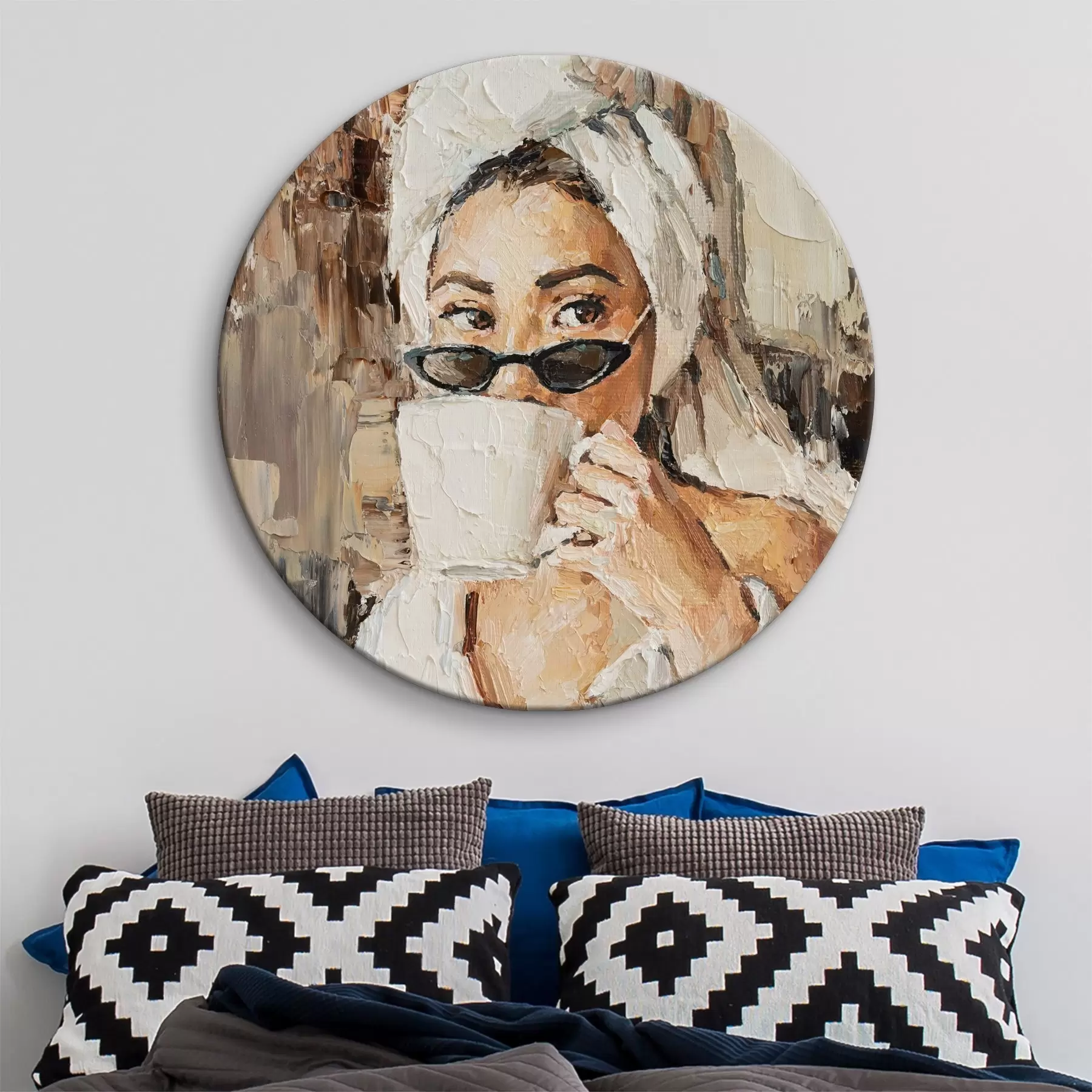 Wandbilder Wange, Farbe und Kunstfarbe r25964