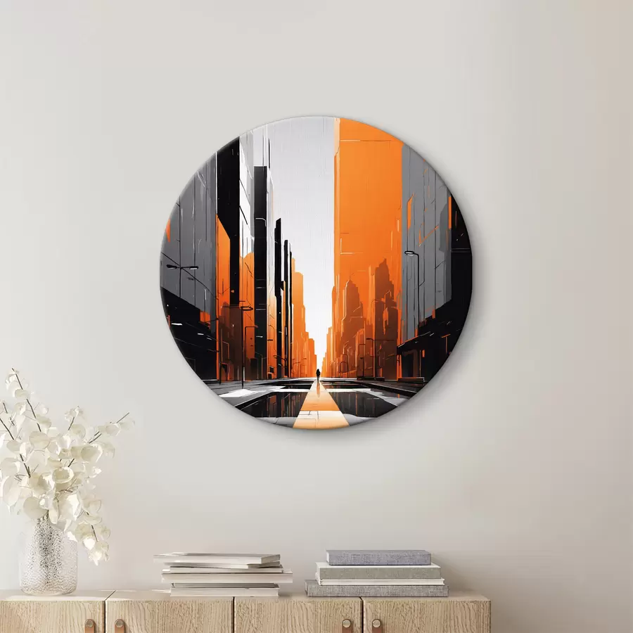 Wandbilder Stadt der Zukunft r40336