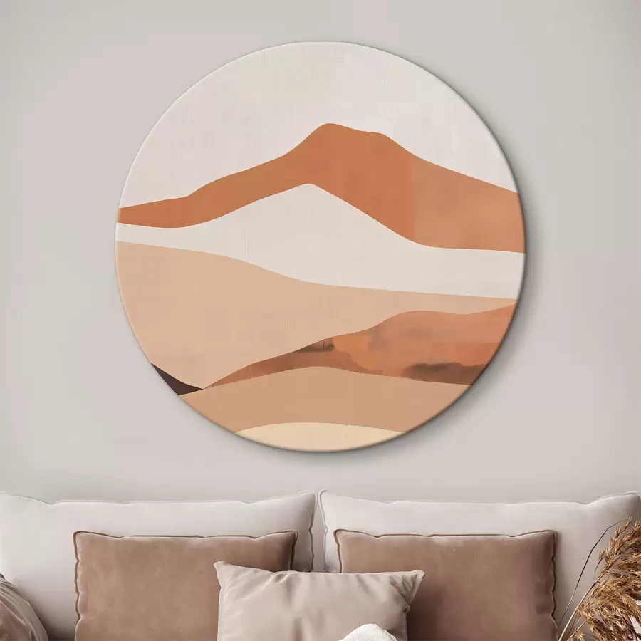 Wandbilder Farbige Berge r38749