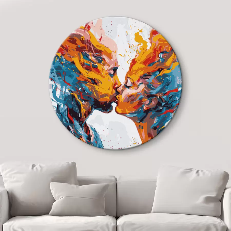 Wandbilder Explosion verschiedener Farben r38410