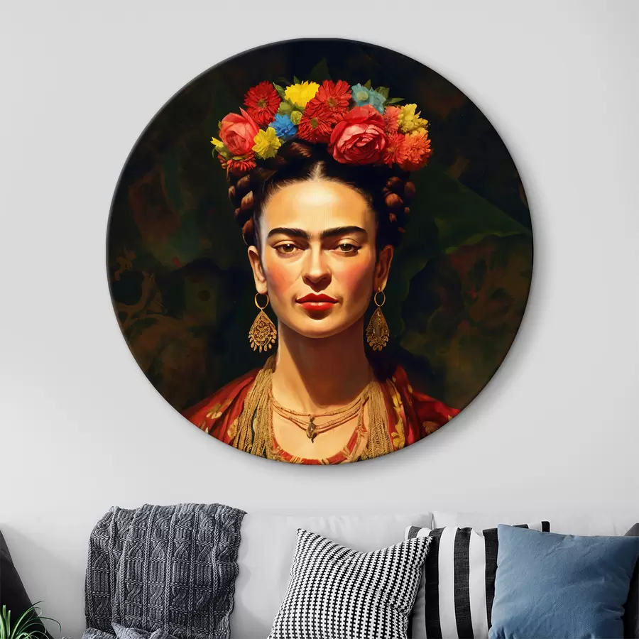 Wandbilder Blumen, Kunst und Lippenstift r32864