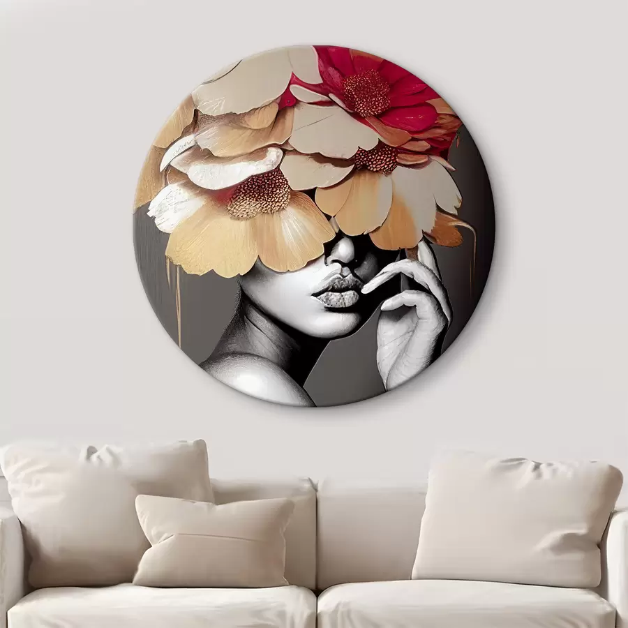 Wandbilder Blume, Pflanze und Weiß r35442