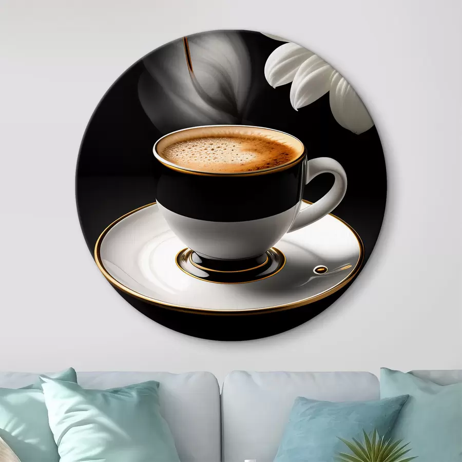 Wandbilder Blumen, Geschirr und Lebensmittel r32167