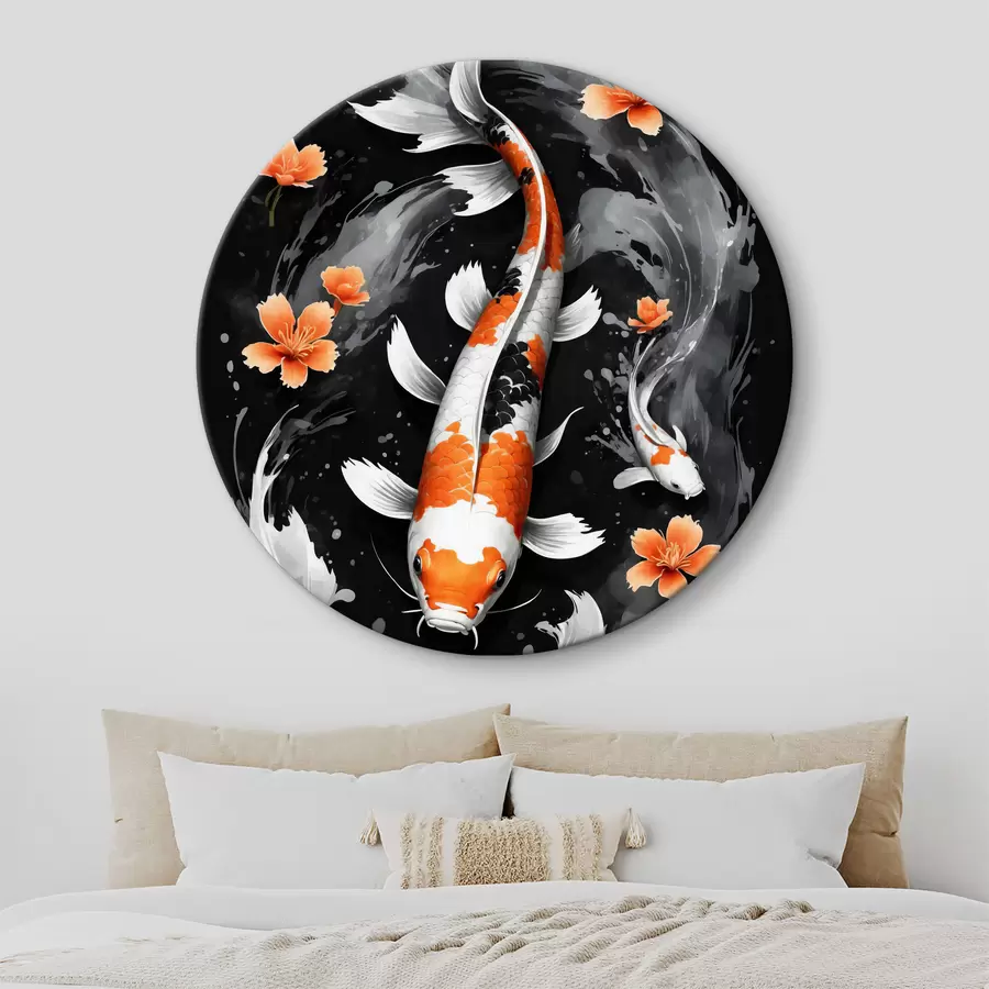 Wandbilder Koi-Fische r38356