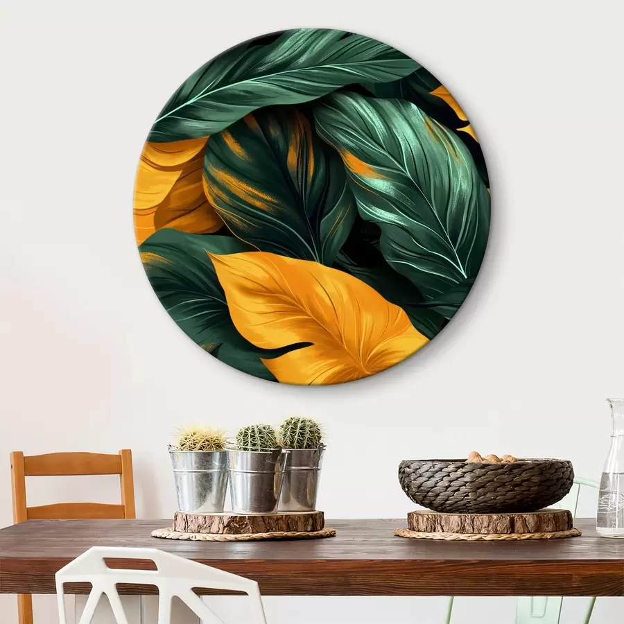 Wandbilder große Blätter r40241