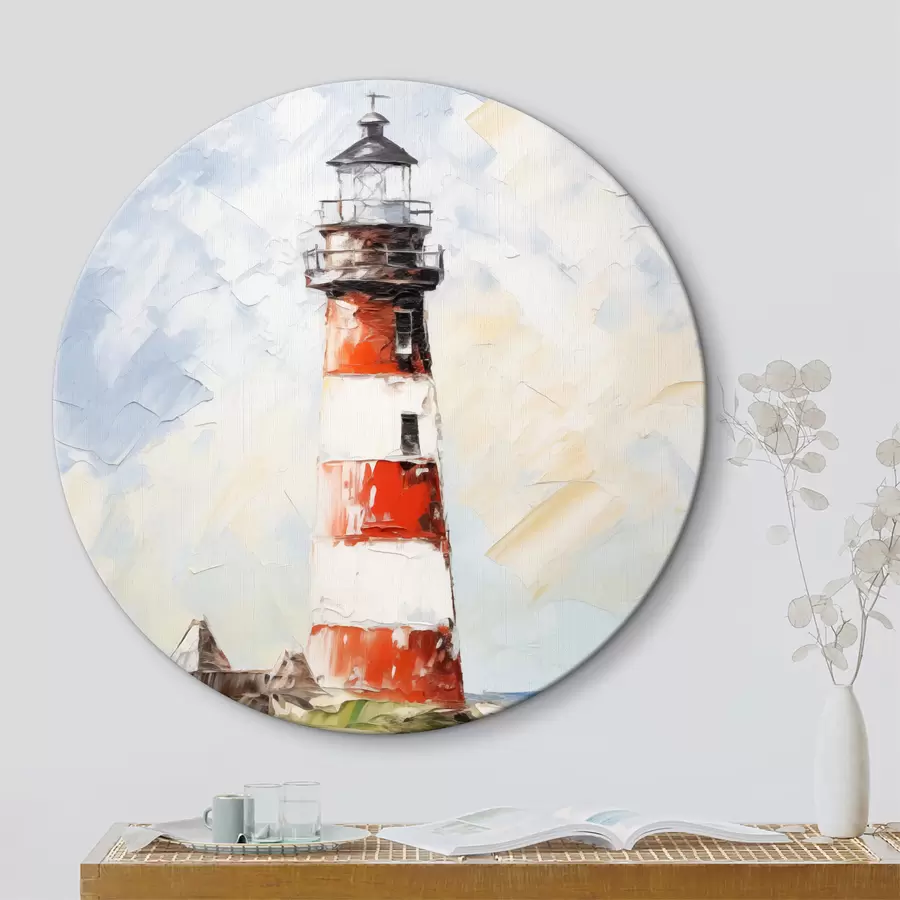 Wandbilder Leuchtturm auf der Insel Malerei r40223