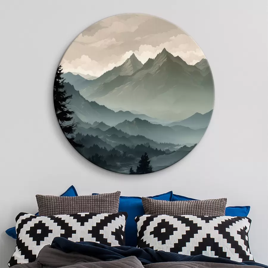 Wandbilder Blick auf die Berge r39587